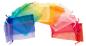 Preview: organzasaeckchen-regenbogen-12-stueck